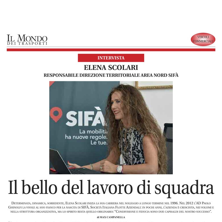 Il Mondo dei Trasporti intervista Elena Solari