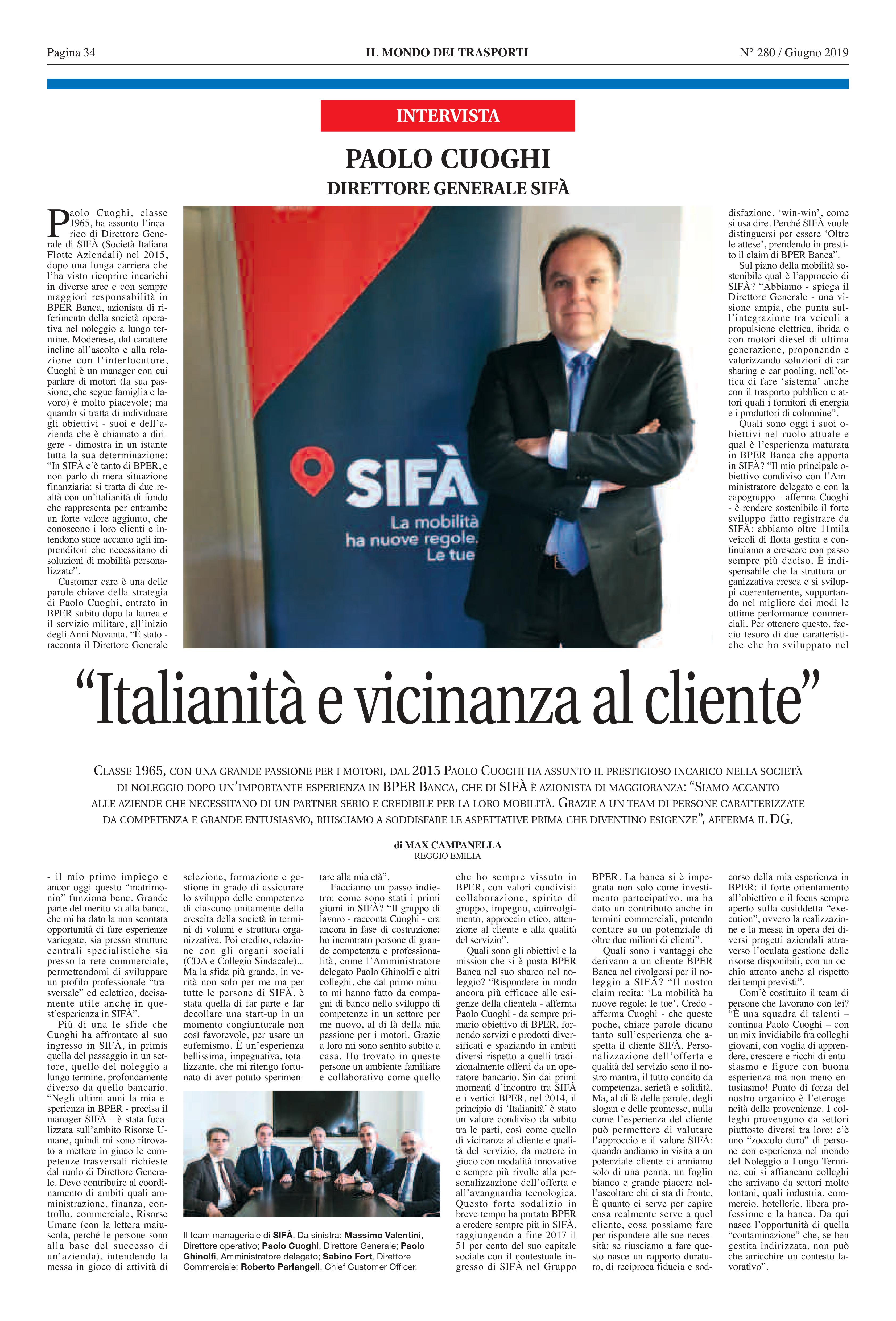 Articolo MDT Paolo Cuoghi Articolo MDT Paolo Cuoghi