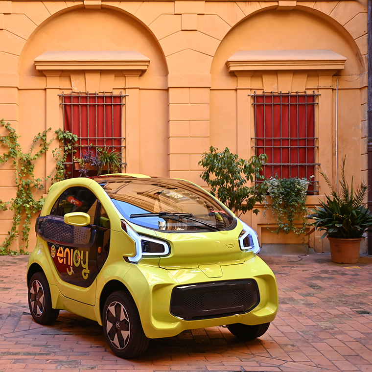 Enjoy elettrico Bologna test