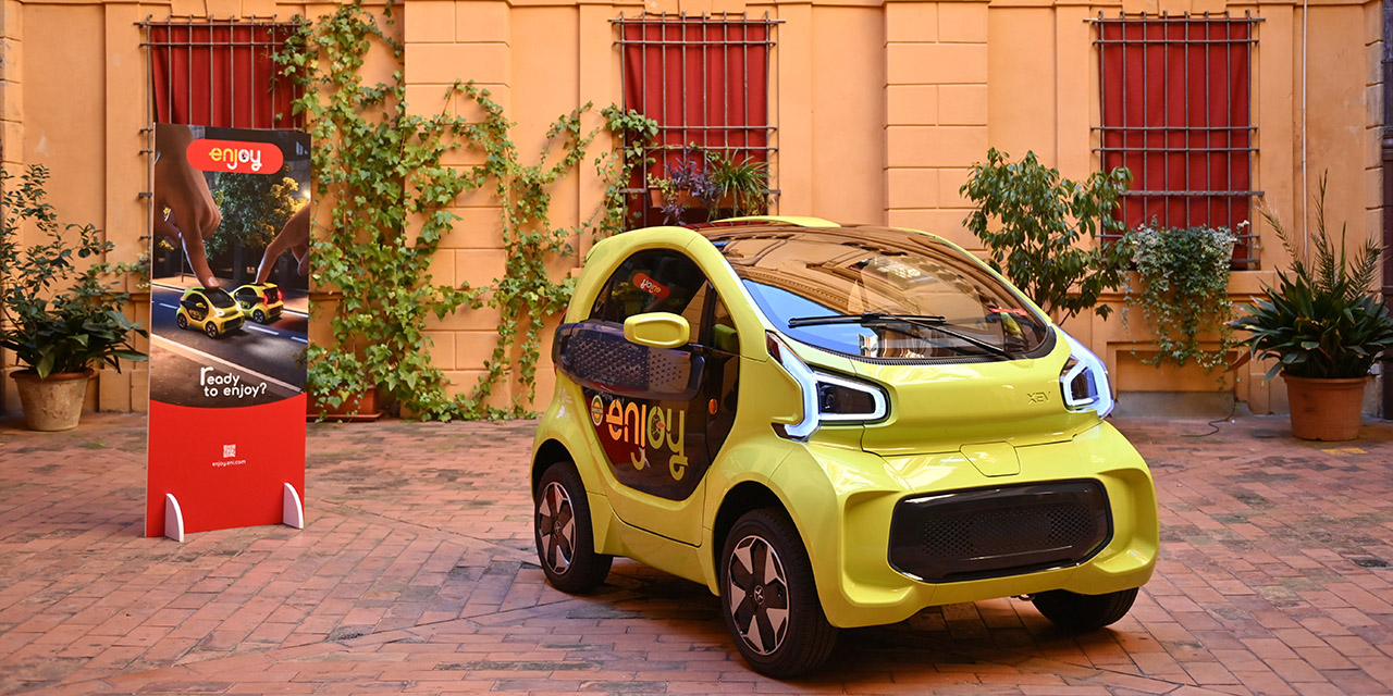 Enjoy elettrico Bologna test