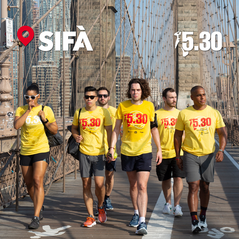 SIFÀ sponsor della Run 5.30 NYC