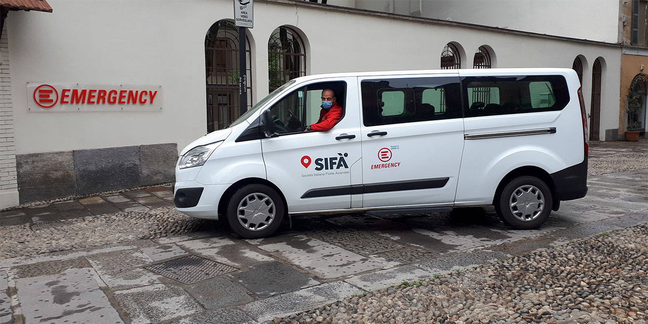 SIFÀ veicolo flotta per Emergency