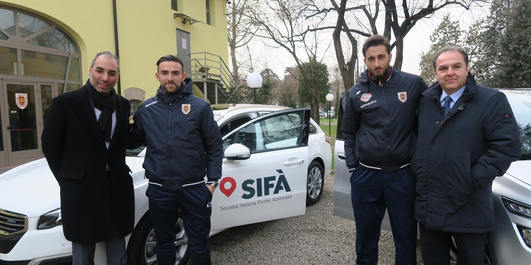 Paolo Cuoghi con auto SIFÀ, Mike Piazza e A.C. Reggiana 1919