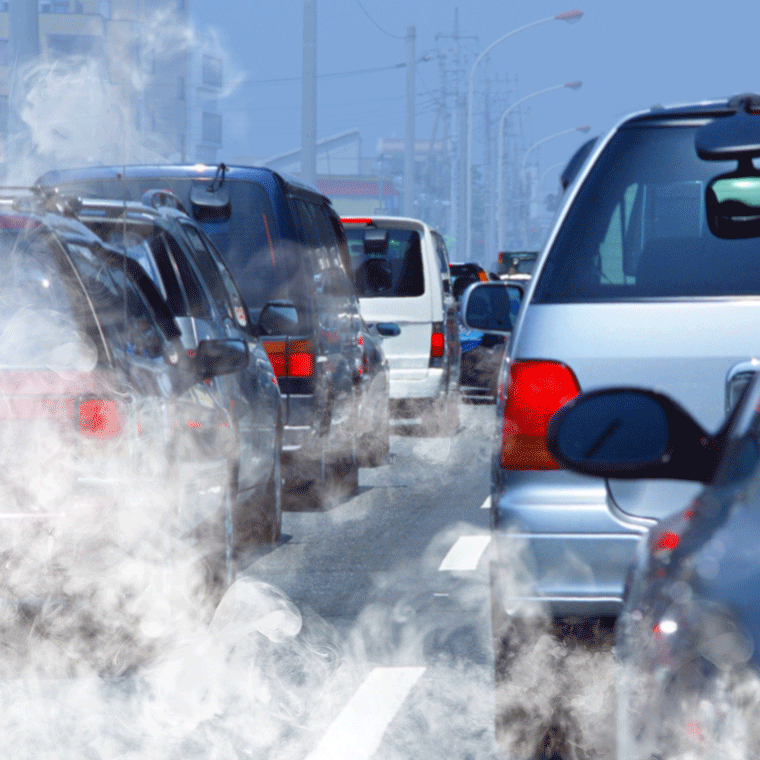 inquinamento auto gas di scarico