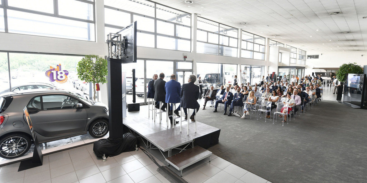 SIFÀ Ghinolfi ospiti giornalisti evento Mercedes