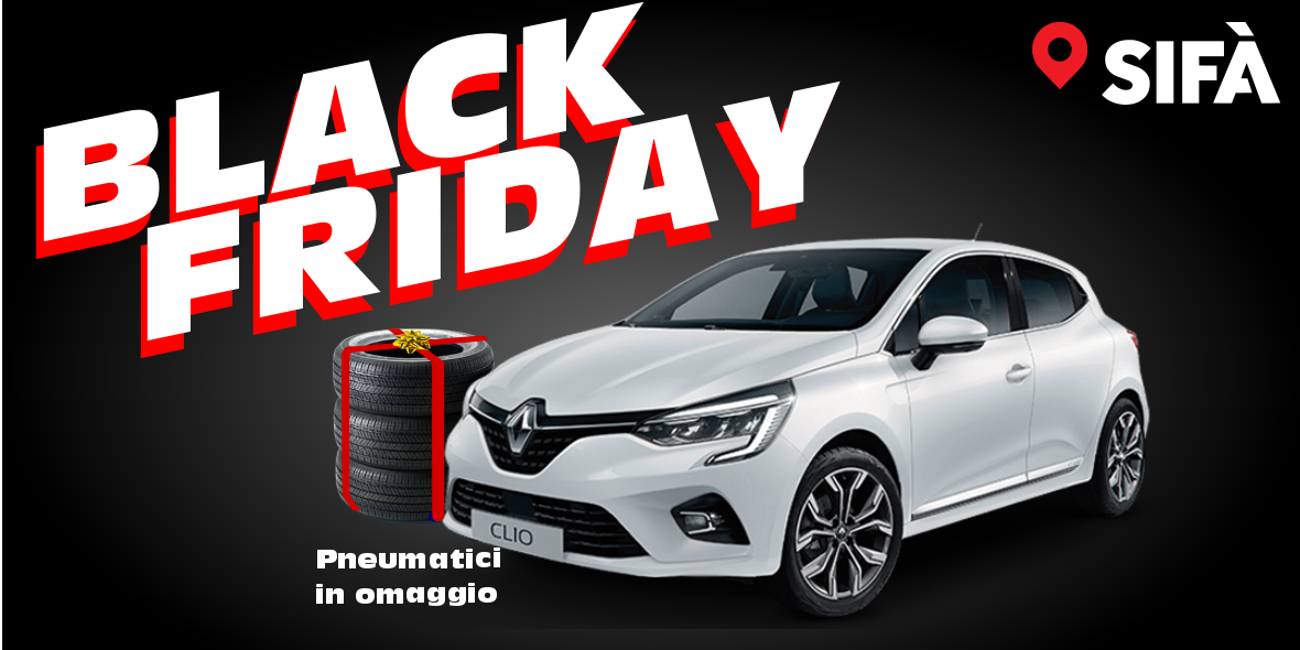Renault Clio, offerta Black friday SIFÀ