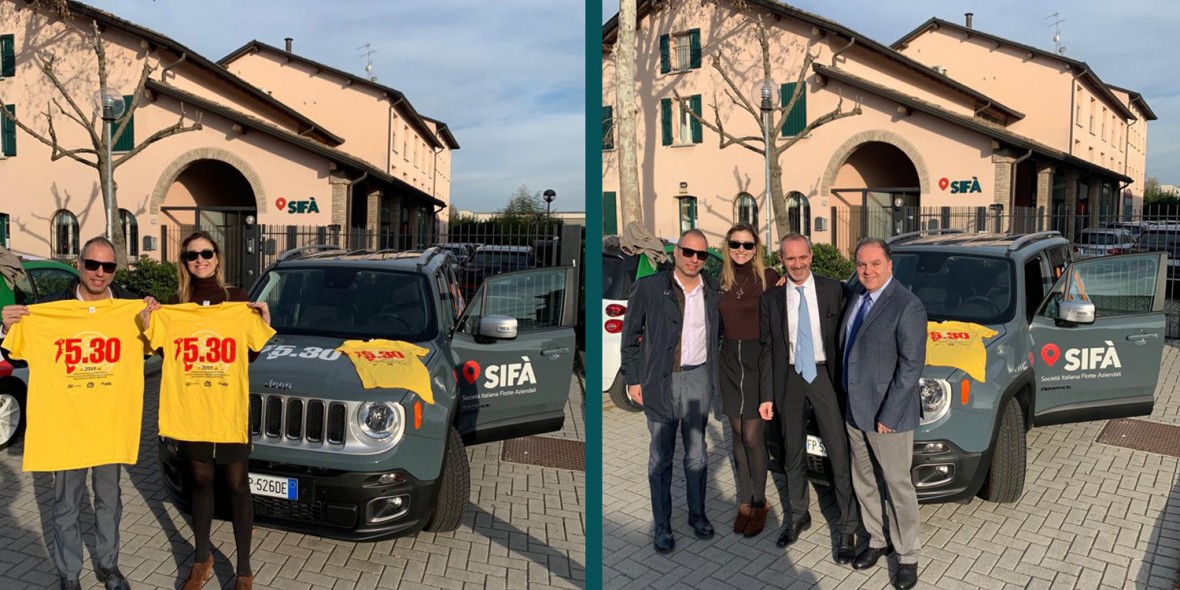 Consegna auto Sifà a Run 5.30