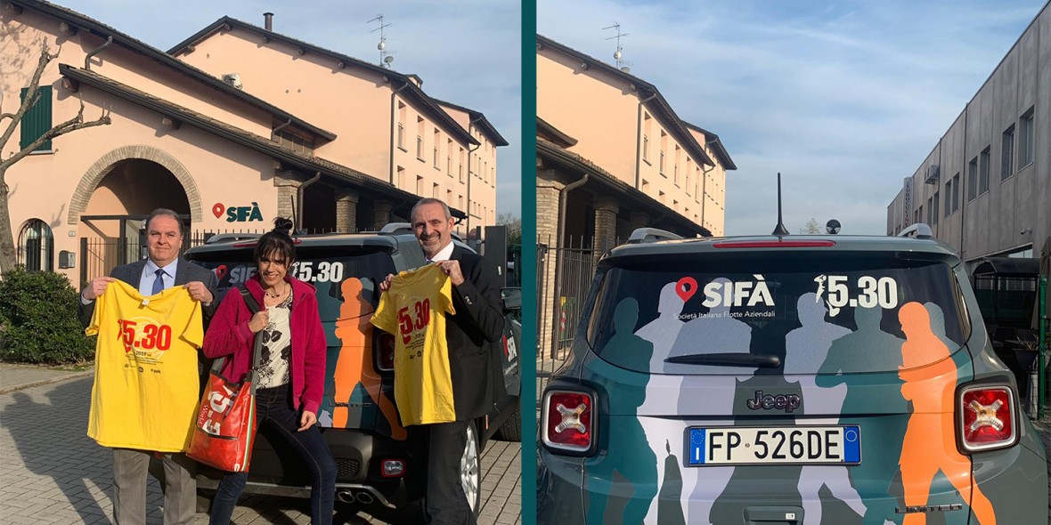 Consegna auto Sifà a Run 5.30