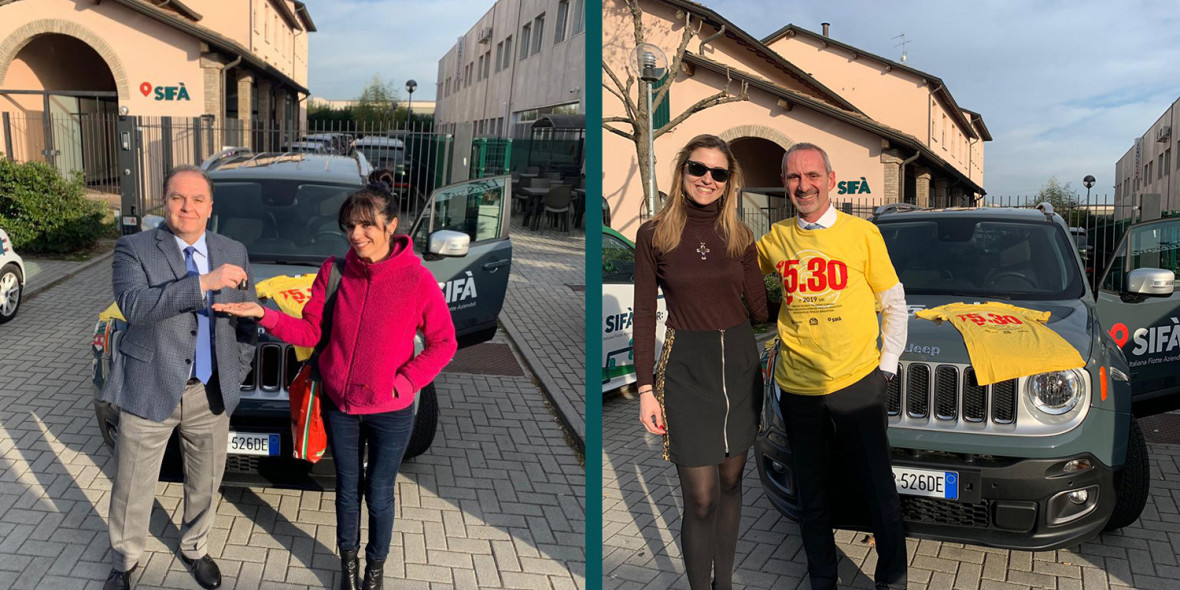 Consegna auto Sifà a Run 5.30