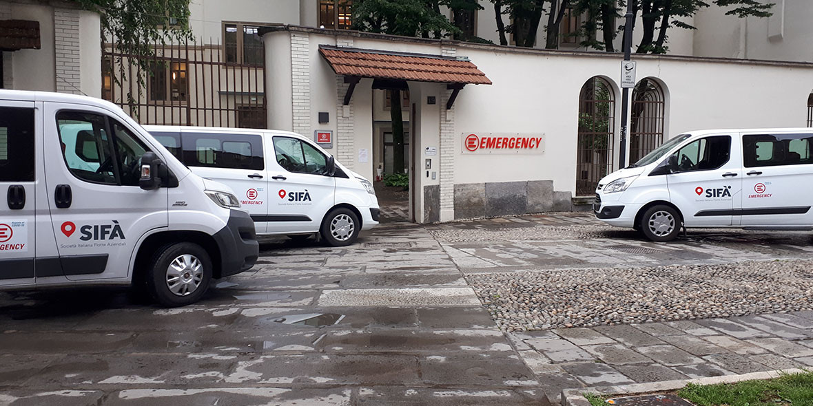 SIFÀ veicoli flotta per Emergency