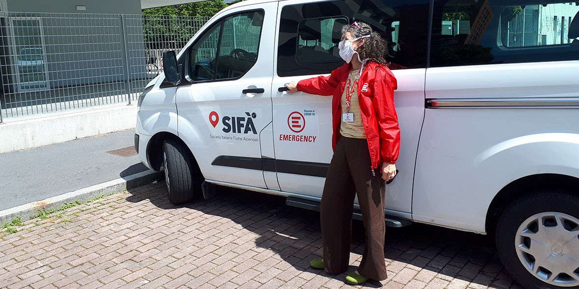 SIFÀ veicolo flotta per Emergency