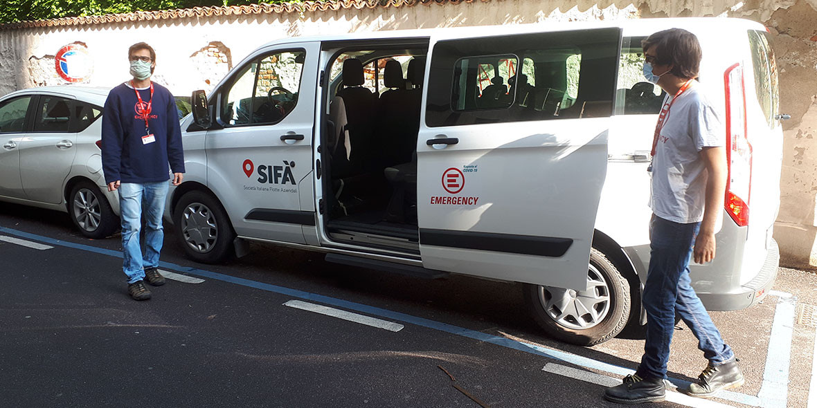 SIFÀ veicolo flotta per Emergency
