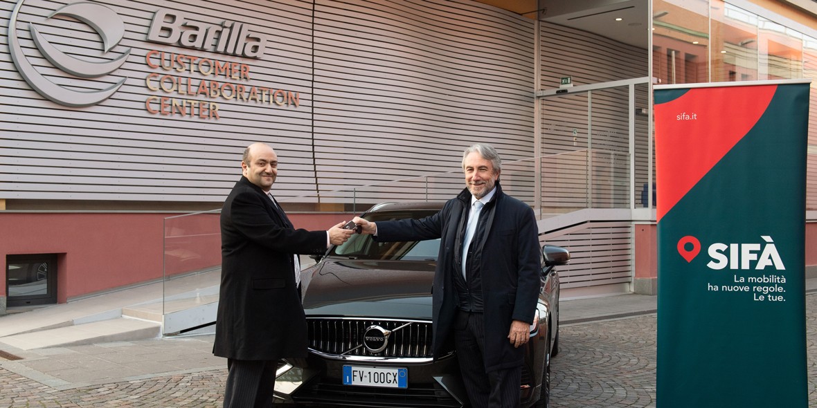Consegna auto Sifà a Barilla