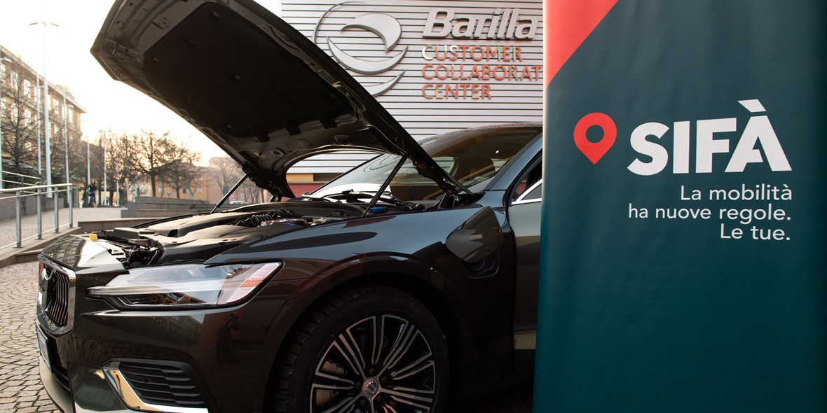 Consegna auto Sifà a Barilla